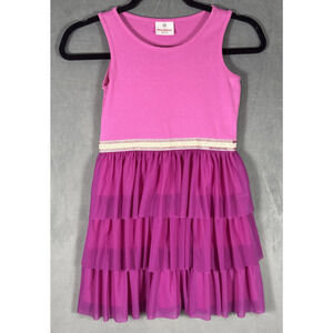 Hanna Andersson‎ Girls Size 140 10 Floaty Soft Ruffle Party DRESS